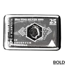 2022 Silver 10 oz Pressburg SilverNote Bar
