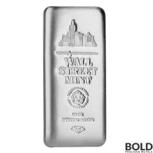 Silver 10 oz Scottsdale Wall Street Mint Bar