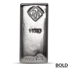 1 Kilo Johnson Matthey Silver Bar