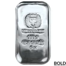Silver 1 oz Germania Cast Bar