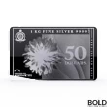 2023 Silver 1 Kilo Pressburg SilverNote Bar