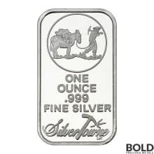 Silver 1 oz SilverTowne Prospector Bar