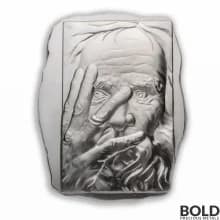 Silver 10 oz Argentia Thinking Man UHR Round