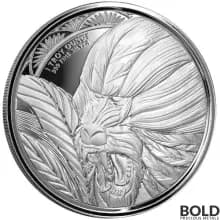 2022 Silver 1 oz Cameroon Mandrill Monkey Coin BU