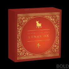 2021 Perth Lunar Ox Opal 1 oz Silver Proof