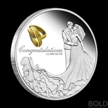 2021 Silver Perth Wedding 1 oz Proof Coin