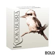 2023 Silver 2 oz Perth Australia Kookaburra Proof HR Gilded Coin