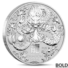2024 1 Kilo Perth Lunar Year of the Dragon Silver Coin (BU)