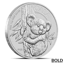 2024 1 oz Perth Koala Silver Coin (BU)