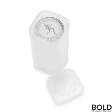 2024 1 oz Perth Kangaroo Silver Coin BU - Lot of 100 (4 Tube of 25)