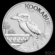 2022 Australia Perth Kookaburra 1 oz Silver BU