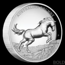 2021 Silver 2 oz Australia Perth Brumby Proof