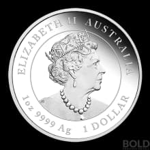2021 Silver Perth Lunar Year of the Ox Proof Color - 1 oz