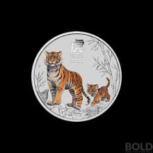 2022 Perth Lunar Tiger Sydney Expo 1/4 oz Silver Colored (In Card)