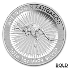 2018 Silver 1 oz Australia Perth Kangaroo