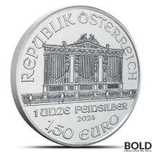 2024 1 oz Austrian Silver Philharmonic Monster Box (500 Coins, BU)