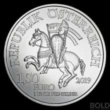 2019 Silver Austria 825th Leopold V BU - 1 oz (In Card)