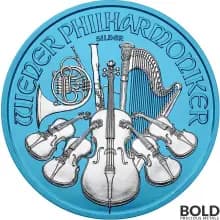 2019 Space Blue Austria Philharmonic Silver - 1 oz