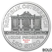 Silver Austrian Philharmonic *Random Date* - 1 oz-Impaired
