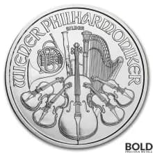 Silver Austrian Philharmonic *Random Date* - 1 oz-Impaired