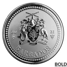 2021 Barbados Trident Silver 1 oz