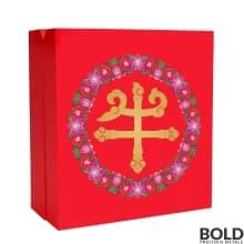 2021 Bhutan Lunar Year of the Ox Silver Proof 1 oz-Impaired