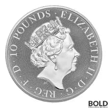 2022 Britain Tudor's Beasts Lion 10 oz Silver BU