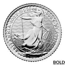 2022 Platinum Great Britain Britannia - 1/10 oz