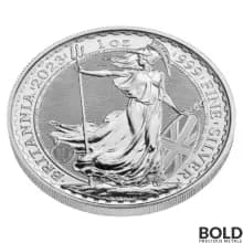 2023 Silver 1 oz Royal Mint Britannia Coronation BU