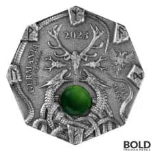 2023 2 oz Germania Witchcraft Seeress Silver Coin (UHR)