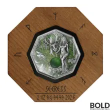2023 2 oz Germania Witchcraft Seeress Silver Coin (UHR)