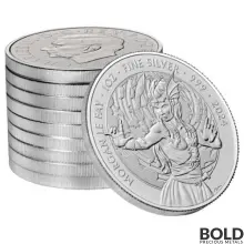 2024 1 oz British Myths & Legends Morgan Le Fay Silver Coin (BU)