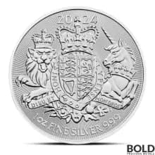 2024 1 oz British Royal Arms Silver Coin (BU)