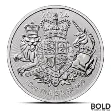 2024 10 oz British Royal Arms Silver Coin (BU)