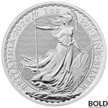 2024 Silver 1 oz British Royal Mint Britannia BU