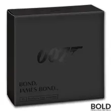 2020 UK 2 oz Silver James Bond 007 R1 (Aston Martin-DB5) Proof