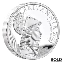 2021 Great Britain Britannia Premium Edition 2 oz Silver Proof