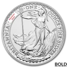 Silver Great Britain Britannia *Random Date* - 1 oz