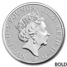 2019 Silver Great Britain Queen's Beasts (The Falcon) - 2 oz