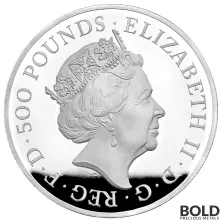 2021 Britain Queen's Beasts Completer 1 Kilo Silver Proof