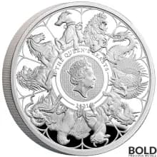 2021 Britain Queen's Beasts Completer 1 oz Silver Proof