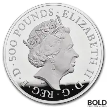 2021 Britain Queen's Beasts Griffin 1 kilo Silver Proof