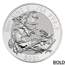 2021 Great Britain Valiant 10 oz Silver BU