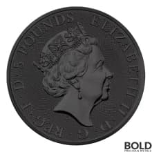 2021 Queen's Beasts Burning Completer 2 oz Silver