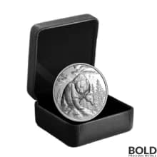 2023 Silver 1 oz Canada Grizzly Bear UHR Proof Coin