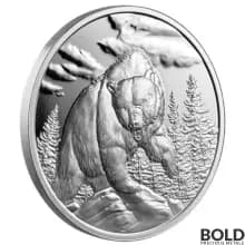 2023 Silver 1 oz Canada Grizzly Bear UHR Proof Coin