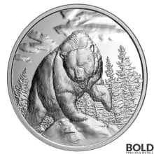 2023 Silver 1 oz Canada Grizzly Bear UHR Proof Coin