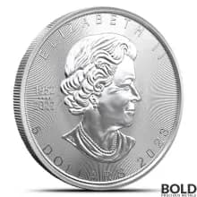 2023 1 oz Canadian Maple Leaf Silver Coin BU