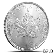 2023 1 oz Canadian Maple Leaf Silver Coin BU