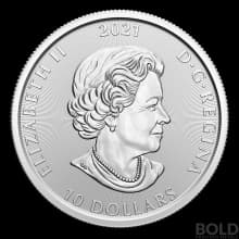 2021 Canada Creatures of the North: Werewolf 2 oz Silver BU